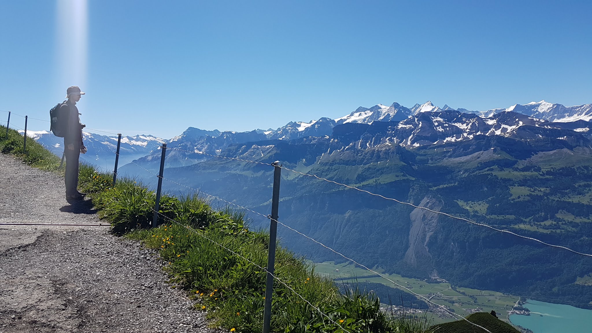 Still mesmerized by the view on the way down