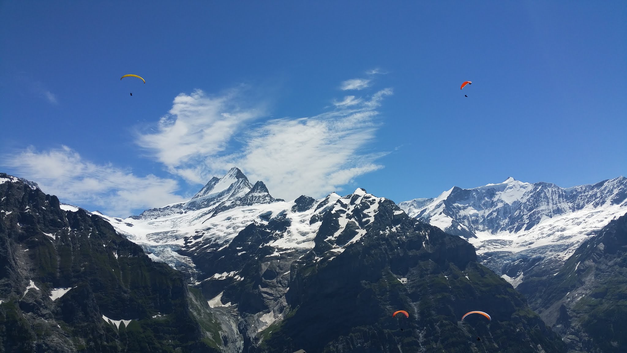 And don't forget the paragliders...